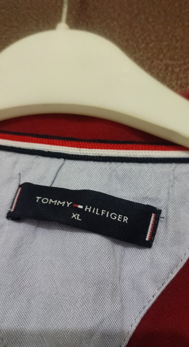 Kırmızı Erkek Polo Yaka Tişört - Görsel 3