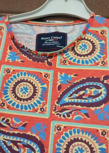 Renkli Baskılı Bohem Erkek Tişörtü - Görsel 3