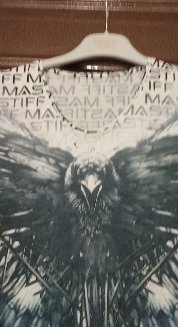 Gri Baskılı Kısa Kollu Erkek Tişört - Görsel 2