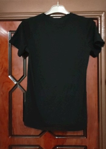 Erkek Siyah Kısa Kollu Slim Fit Tişört - Görsel 5