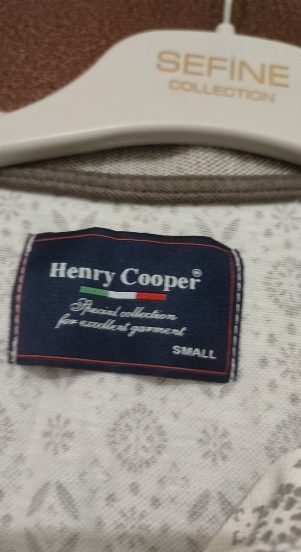 Erkek Gri Desenli Kısa Kollu Polo Tişört - Görsel 3