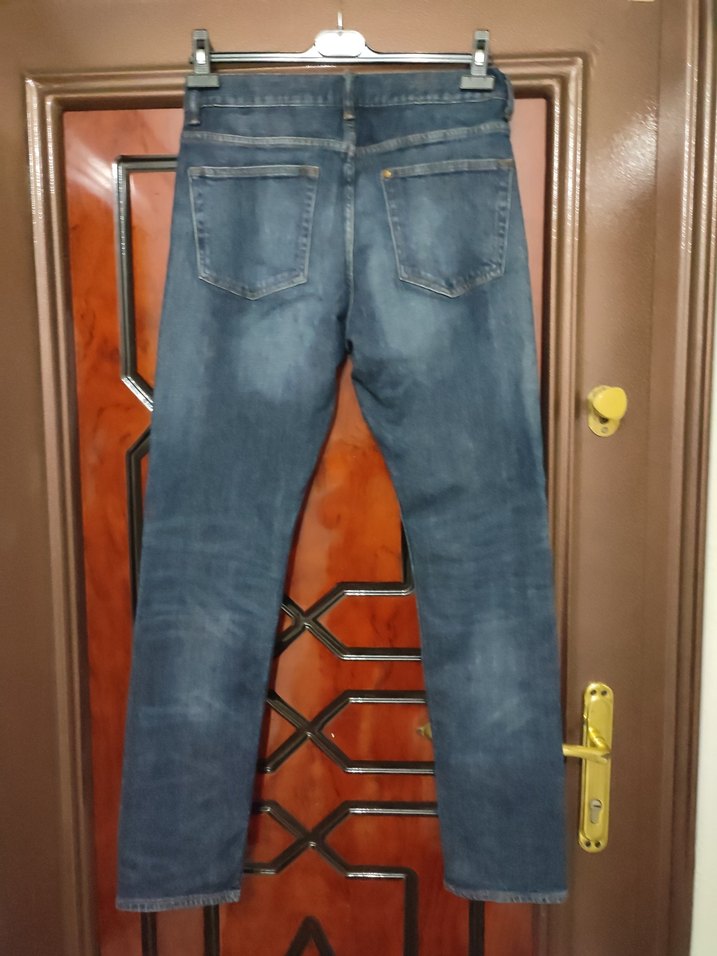 Erkek Lacivert Regular Fit Denim Jean - Görsel 4