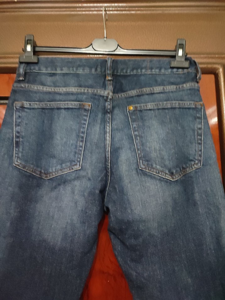 Erkek Lacivert Regular Fit Denim Jean - Görsel 5