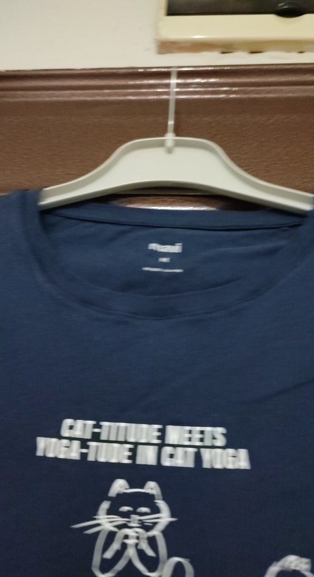 Baskılı Koyu Mavi Kısa Kollu Tişört - Görsel 3