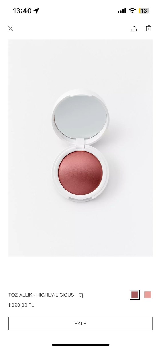 Işıltılı Bej Allık - Görsel 4