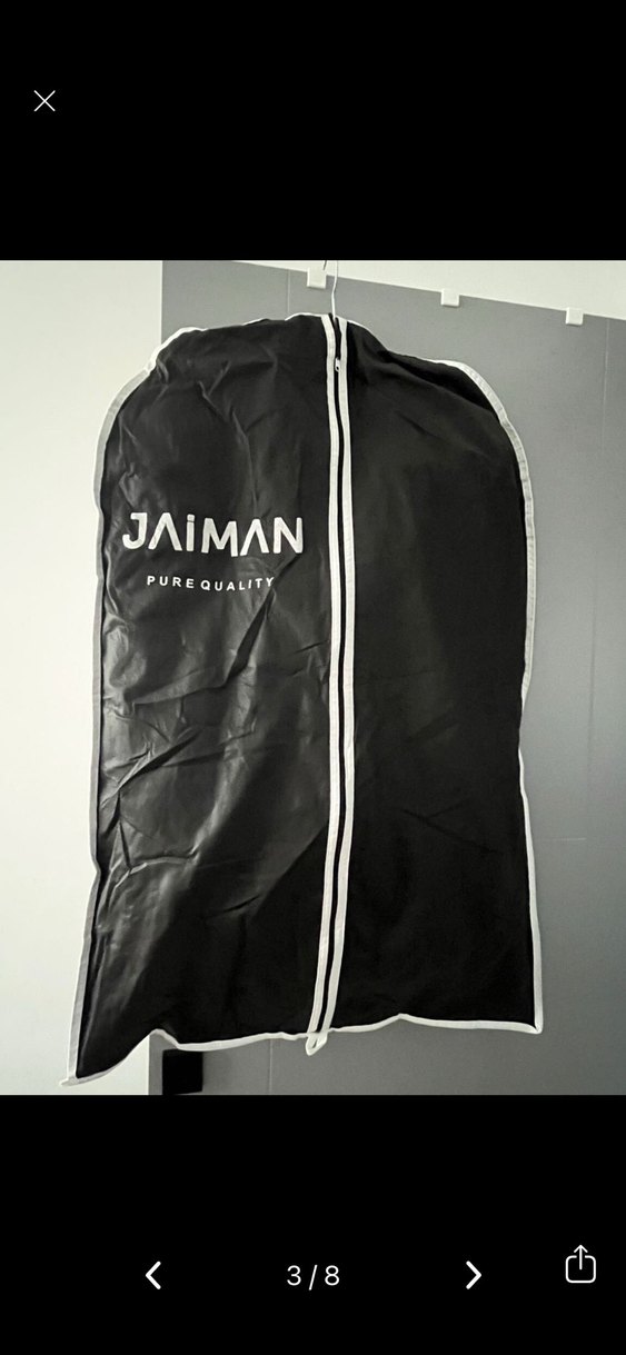 Düğmeli Siyah Erkek Takım Elbise - Görsel 2