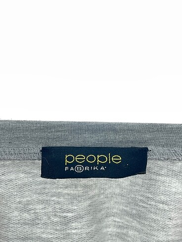 34 Beden gri Renk Fabrika Sweatshirt %70 İndirimli.