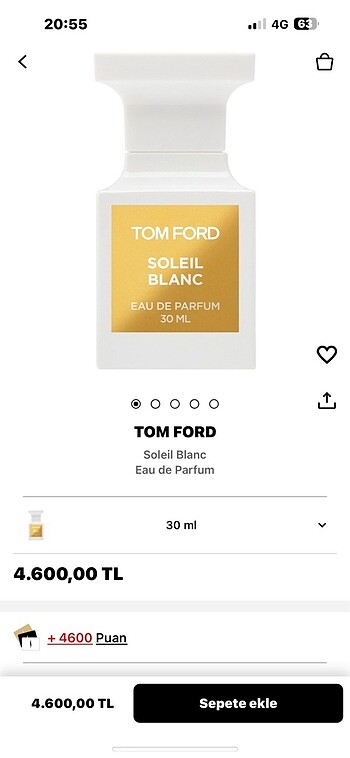Tom ford parfüm