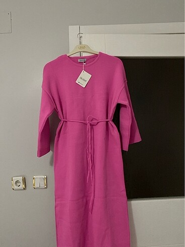 Pembe Triko Elbise ????