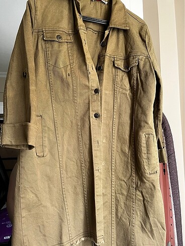 Haki kot ceket - Görsel 3