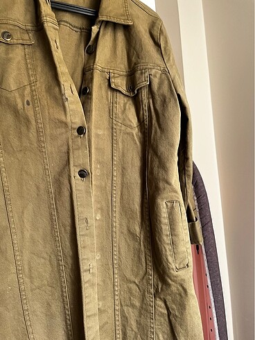 Haki kot ceket - Görsel 4
