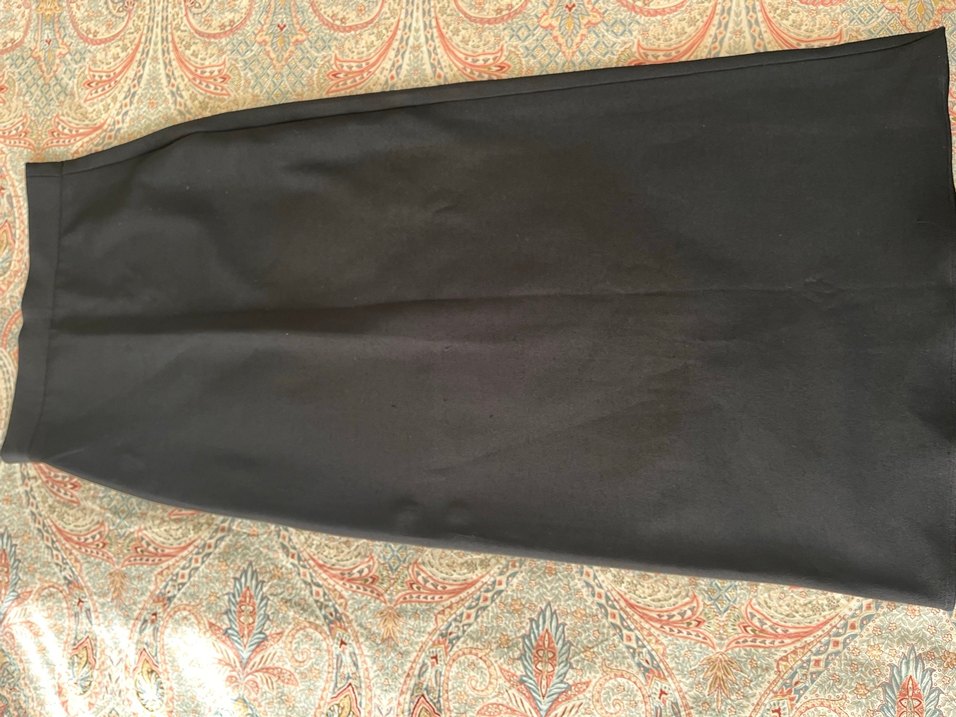 Siyah Uzun Kadın Etek kalem etek - Görsel 2