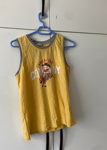 Sarı Baskılı Erkek Çocuk Atlet - Görsel 2