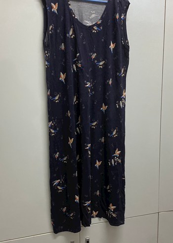 Lacivert V Yaka Hamile Gecelik - Görsel 2