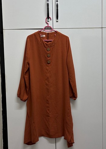 LC Waikiki Kiremit Tonlarinda Rahat Ve Sik Tunik