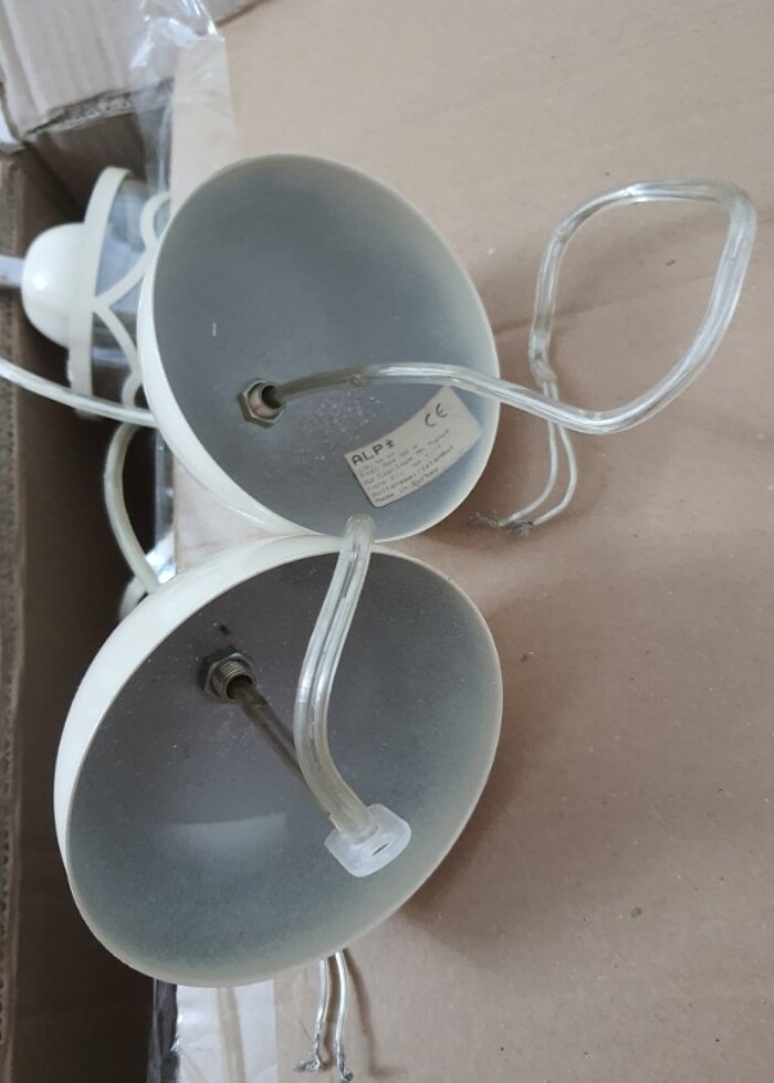 Avize çift krem renginde - Görsel 4