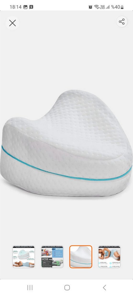 Visco ortopedik bacak arası yastığı. - Görsel 2