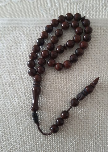 Koyu Kahverengi Erkek Kuka Tesbih - Görsel 2