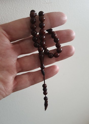 Koyu Kahverengi Erkek Kuka Tesbih - Görsel 4