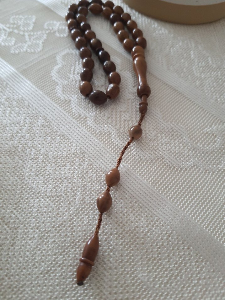 Kahverengi Minimalist Erkek Kuka Tesbih - Görsel 2