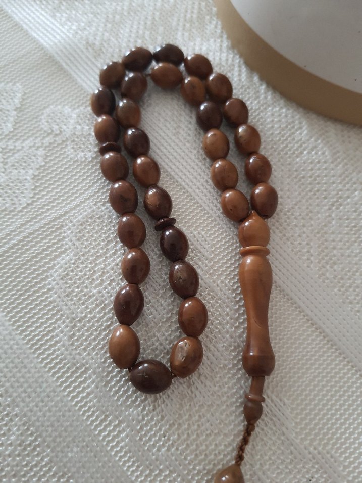 Kahverengi Minimalist Erkek Kuka Tesbih - Görsel 3