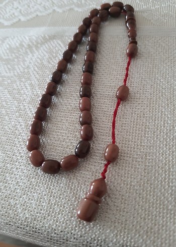 Koyu Kahverengi Minimalist Erkek Tesbih - Görsel 3