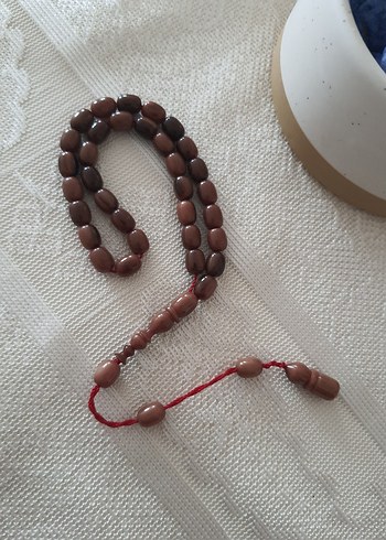 Koyu Kahverengi Minimalist Erkek Tesbih - Görsel 5