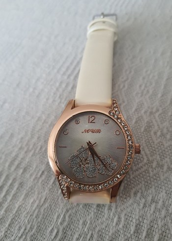 Beyaz Kemerli Kadın Kol Saati - Görsel 2