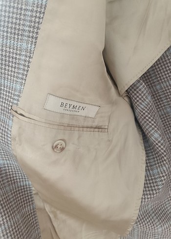 Klasik Kesim Kahverengi Erkek Ceket - Görsel 3