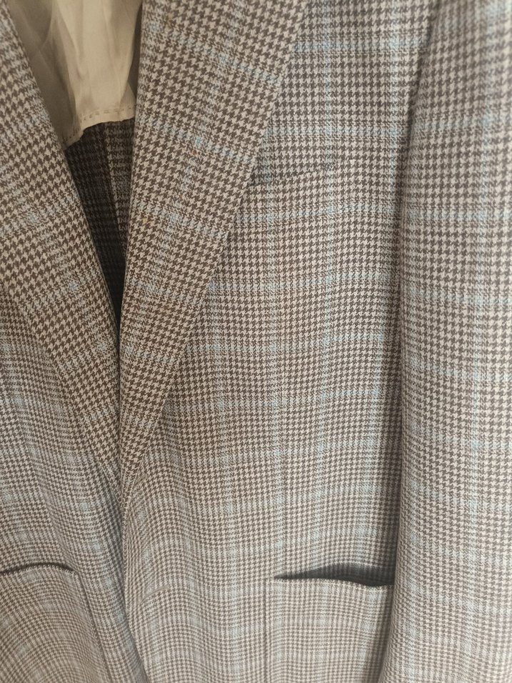 Klasik Kesim Kahverengi Erkek Ceket - Görsel 4