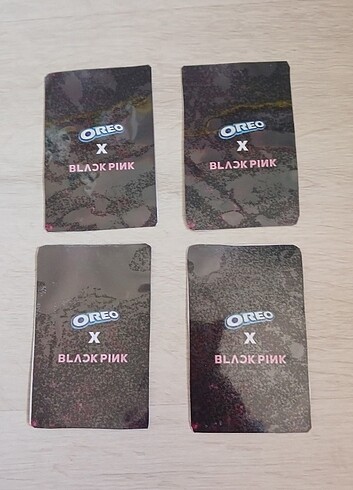 Diğer Blackpink x oreo 4 lü pc seti fanmade