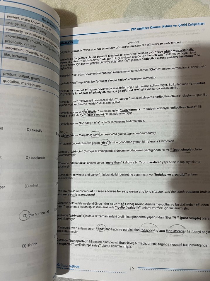 Modadil YKS İniglizce reading çalışmaları - Görsel 2