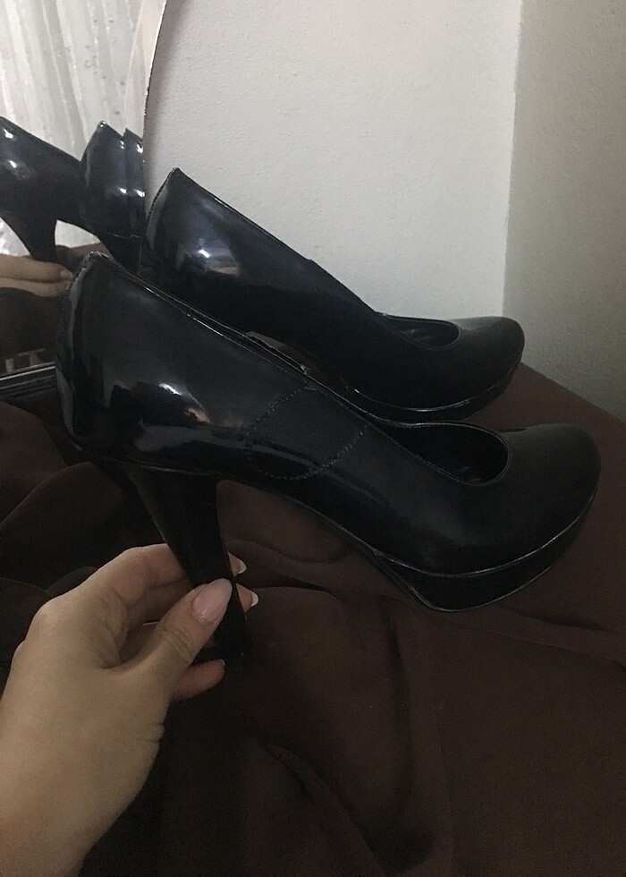 Platform topuklu ayakkabı - Görsel 3