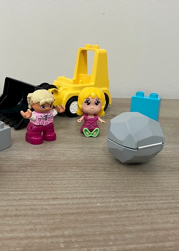 Diğer LEGO DUPLO İnşaat Buldozeri Lego Kepçe ve Figür Seti