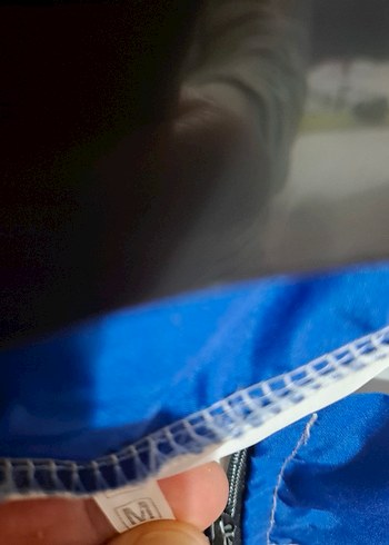 Erkek Mavi Biker Yağmurluk Fermuarlı - Görsel 6