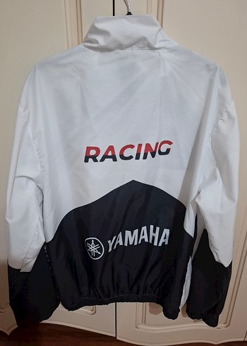 Erkek Motorcu Desenli Fermuarlı Yağmurluk - Görsel 2