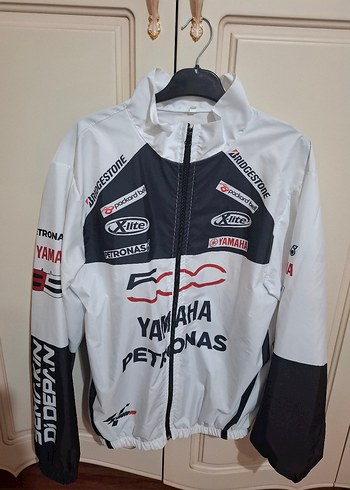 Erkek Motorcu Desenli Fermuarlı Yağmurluk - Görsel 5