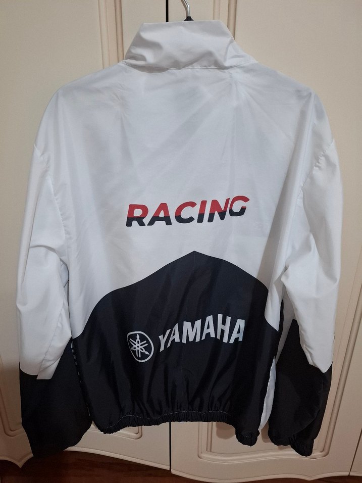 Erkek Motorcu Desenli Fermuarlı Yağmurluk - Görsel 2