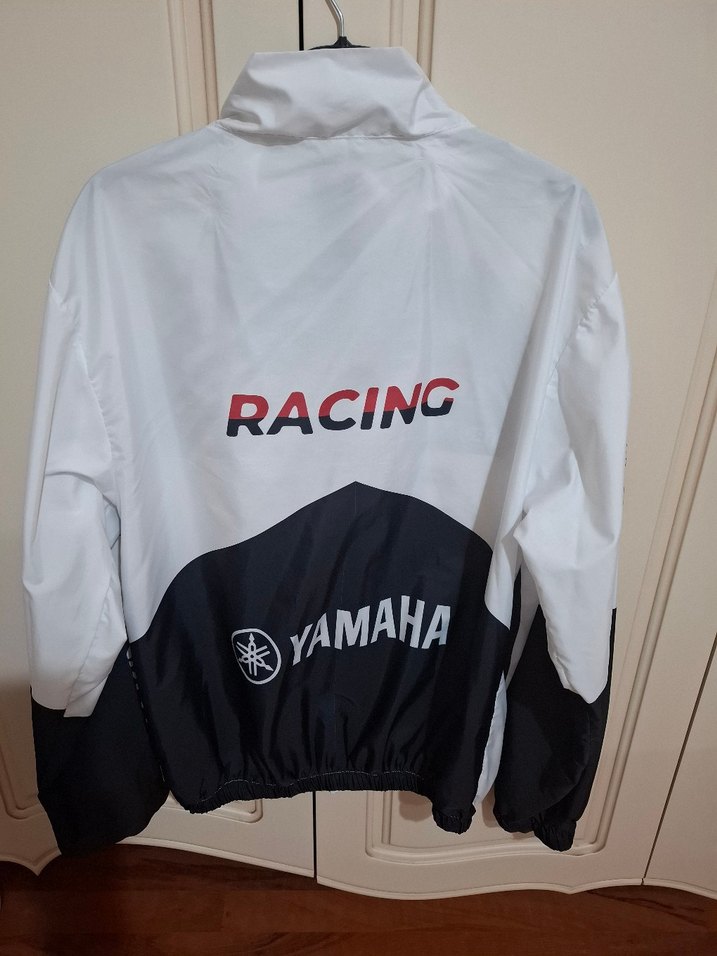 Erkek Motorcu Desenli Fermuarlı Yağmurluk - Görsel 3