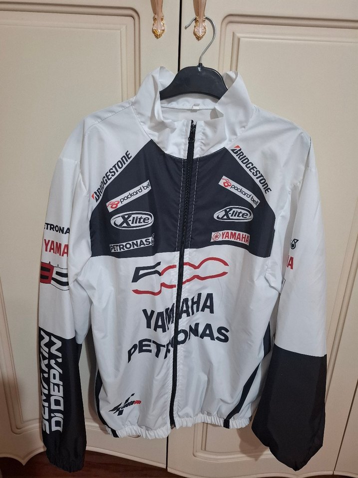 Erkek Motorcu Desenli Fermuarlı Yağmurluk - Görsel 5