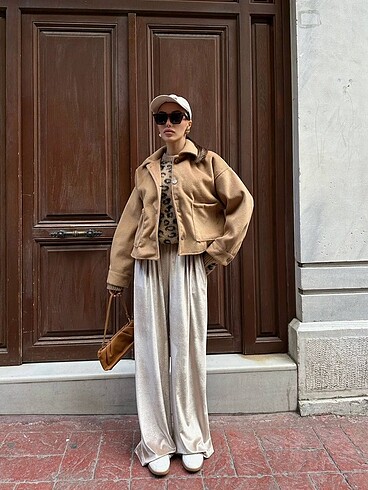 Kadife Palazzo Pantalon