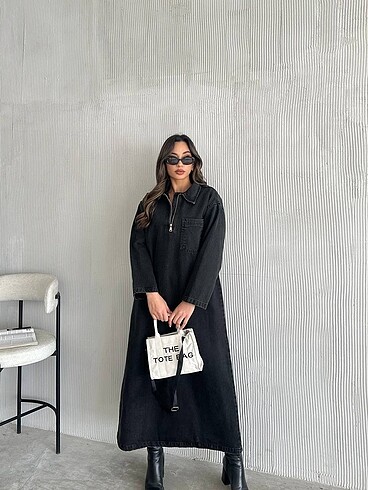 Diğer Denim Elbise