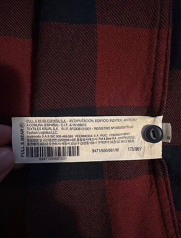m Beden bordo Renk Pull Bear bordo oduncu gömleği