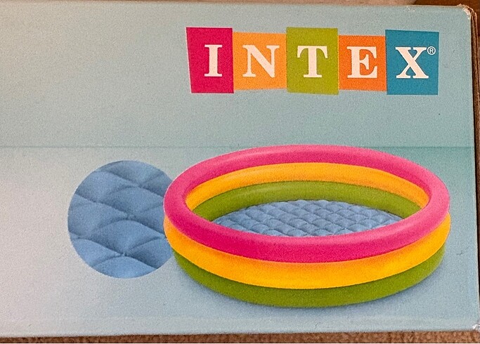 Diğer Intex marka üç boğumlu şişme havuz