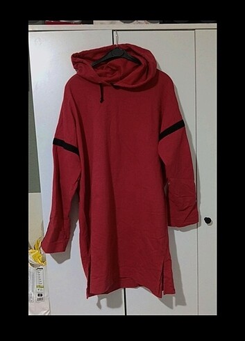 Uzun tunik sweatshirt 