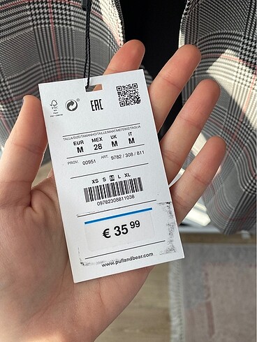 Pull and Bear Ekose Blazer