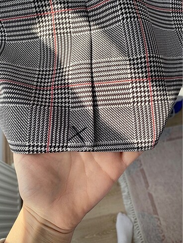 m Beden çeşitli Renk Ekose Blazer