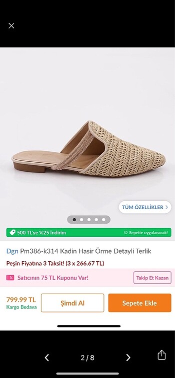 Diğer DGN Hasır Terlik