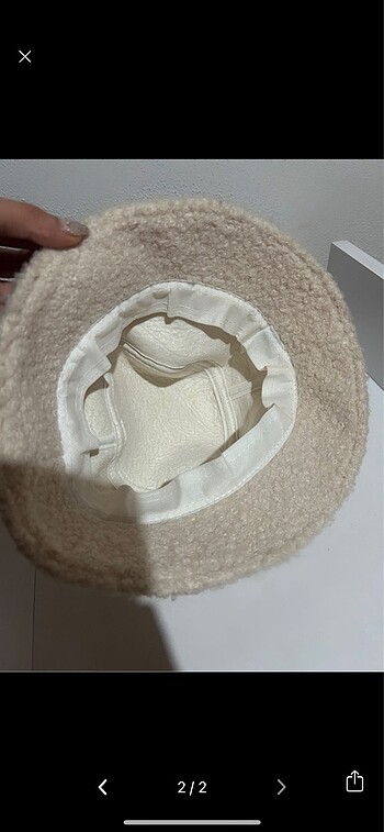 Mango MANGO keçeli bucket şapka