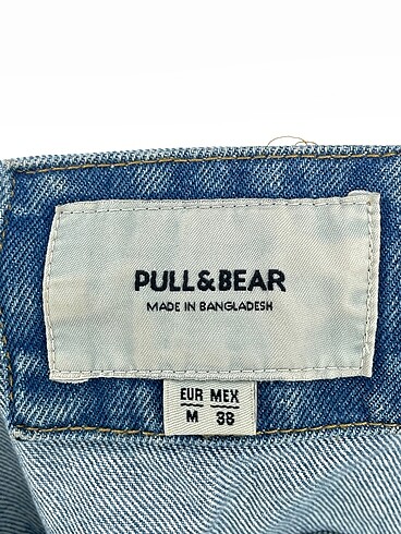 m Beden çeşitli Renk Pull and Bear Kot Ceket %70 İndirimli.